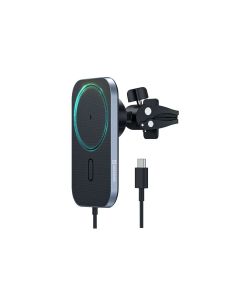 Wireless MagSafe Car Charger Black