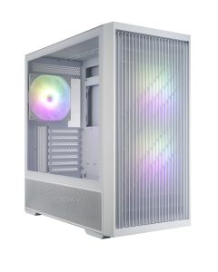 FSP M330-WA/Midi Tower/Transpar./Bílá