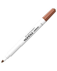 Textilní popisovač Centropen 2739 hnědý, silný