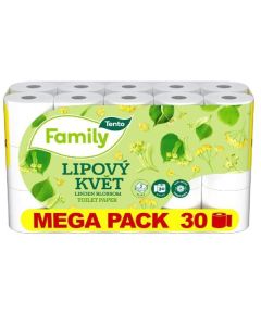 Toaletní papír Tento Family LINDEN, 3vrstvý, 30 ks