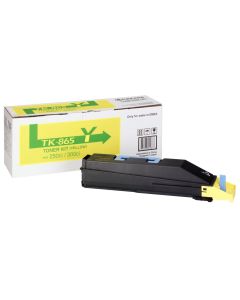 Kyocera toner TK-865Y/ TASKalfa 250ci/ 12 000 stran/ Žlutý
