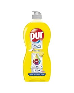 Prostředek na nádobí Pur Power Lemon, 450 ml