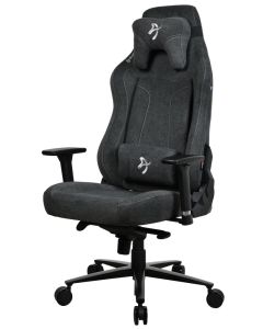 AROZZI herní židle VERNAZZA XL SoftFabric Dark Grey/ látkový povrch/ tmavě šedá