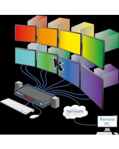Adder přepínač KBD/MSE/USB 1x8,), 8xUSB + USB HUB