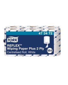 Papírové utěrky v roli Tork Reflex, 2vrstvy,6 rolí
