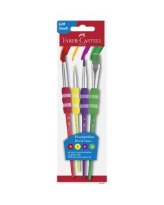Sada štětců Faber-Castell Soft Touch, 4 ks