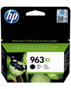 HP Inkoustová náplň 963XL černá (black, 2000p) pro HP OfficeJet Pro 9010, 9013, HP OfficeJet Pro 9020