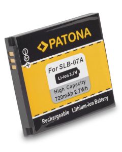 PATONA baterie pro foto Samsung SLB-07A 720mAh Li-Ion 3,7V