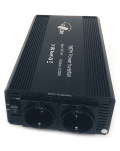 EUROCASE měnič napětí AC/DC 12V/230V/ 1500W/ 2x zásuvka