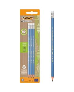 Grafitová tužka BIC Evolution, s pryží, 3 ks