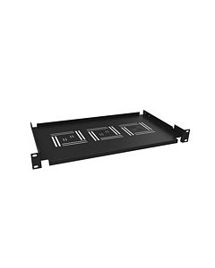 Police 19" 250mm ukládací plato BK úchyt vpředu