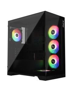 ADATA XPG INVADER X/Midi Tower/Transpar./Černá