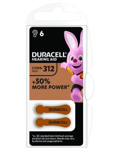 Duracell baterie do naslouchadel HA 312 6ks