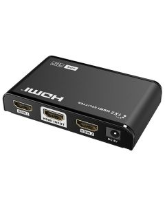 XtendLan HDMI distribucní rozbocovac, 1 vstup / 2 výstupy, 4k@60Hz
