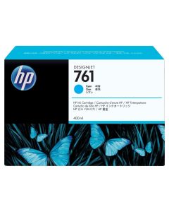 HP 761 Azurová inkoustová kazeta DesignJet, 400 ml