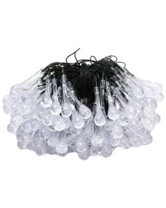 IMMAX LED solární dekorační řetěz DROP, 200xLED, IP65, teplá bílá, 20m
