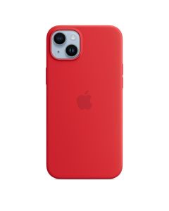 iPhone 14+ Silicone Case with MS - (PRODUCT)RED