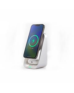 ER POWER nabíjecí MFM MagSafe stojan 2v1 - bílý