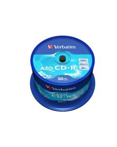 VERBATIM CD-R AZO 700MB, 52x, spindle 50 ks