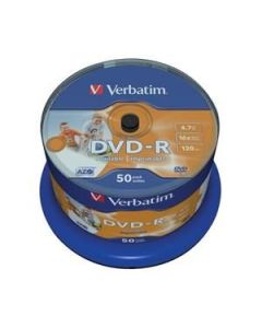 VERBATIM DVD-R AZO 4,7GB, 16x, printable, spindle 50 ks