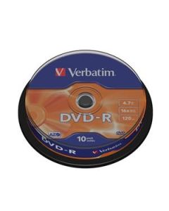 VERBATIM DVD-R AZO 4,7GB, 16x, spindle 10 ks