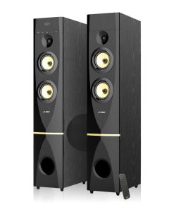 FENDA F&D repro T-88X/ 2.0/ 300W/ černé/ dřevěné/ BT4.2/ FM rádio/ USB/ optický vstup/ dálkové ovládání/ Karaoke