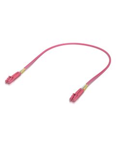 Ubiquiti OM4 Duplex LC UPC Fiber Patch Cable 0.5m - Multi-mode patch kabel, duplex LC, délka 0.5m