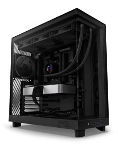NZXT skříň H6 Flow dvoukomorová / MidT / 3x120mm fan / 2xUSB 3.2 / USB-C / prosklená bočnice i čelo / černá
