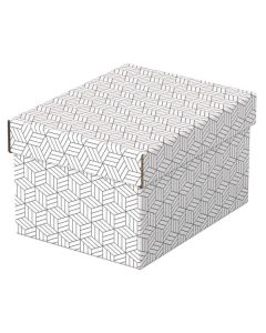 Krabice Esselte Home, malé bílé, 3 ks