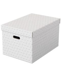 Krabice Esselte Home velké, bílé 3ks