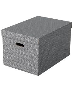 Krabice Esselte Home velké, šedé 3ks