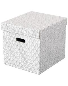 Krabice Esselte Home krychlové bílé 3ks