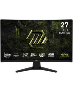 MSI Gaming MAG 274CF E20/ 27"/ 1920x1080/ VA/ 0,5ms/ 200Hz/ 300cd/m2/ 3500:1/ HDMI/ DP/ VESA/ černý