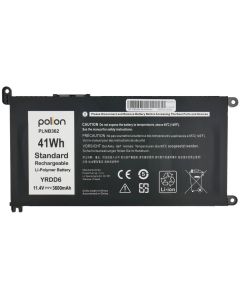 TRX Baterie Polion YRDD6 pro notebooky DELL Vostro 3400 5488 5585 Inspiron 5490 - 3600mAh 41Wh/ neoriginální