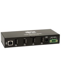 Rozbočovač 4x USB 2, průmyslový, odolnost ESD 15kV, kovové pouzdro, možnost montáže