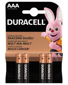 Duracell Basic alkalická baterie 4 ks (AAA)