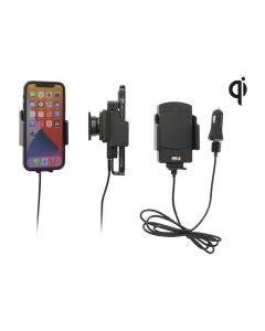 rodit držák s bezdrátovým nabíjením Qi 15W, nastavitelný, š. 61-83 mm, tl. 6-11 mm, do CL