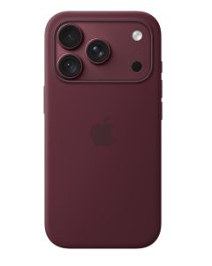iPhone 18 Pro Silicone Case with MS - Burgundy