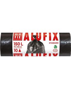 Pytle na odpad Alufix – 150l, 34 mic, 10 ks, černé