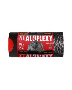 Pytle na odpad Alufix–zatah.,60l,33mic,10ks,černé