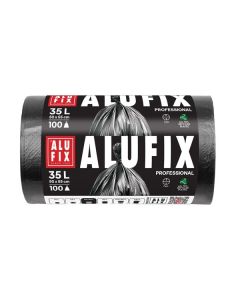 Pytle na odpad Alufix – 35 l, 7 mic, 100 ks, černé