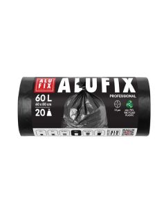 Pytle na odpad Alufix – 60 l, 21 mic, 20 ks, černé