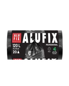 Pytle na odpad Alufix – 120l, 28 mic, 20 ks, černé