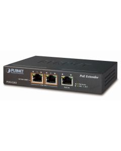 Planet PoE/LAN extender, 1xPoE-in, 2xPoE-out 25W, 802.3at/af, Gigabit