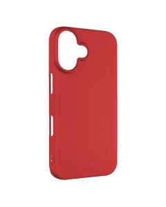 Kryt FIXED Story pro Apple iPhone 16, červený