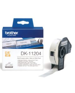 Brother - DK-11204 (papírové/univerzální štítek-400 ks) 17 x 54mm