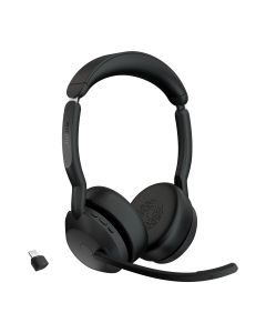 Jabra Evolve2 55/Stereo/ANC/USB-C/BT-USB/Bezdrát/Černá
