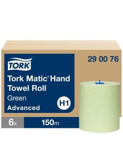 Papírové ručníky v roli Tork Matic, zelené,2vrstvé