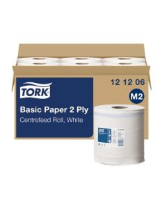 Papírová utěrka v roli Tork Basic M2, 2vr., 6 rolí