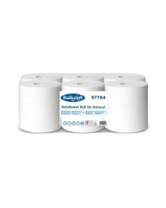 Pap. ručníky v roli Bulky Soft-2vrstvé,bílé,6 rolí